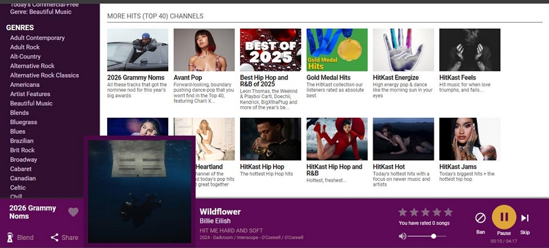 Hit channel | accuradio app review