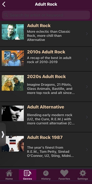 choose a specific channel | accuradio app review