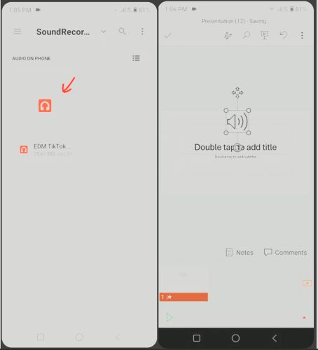 position speaker icon | Embed YouTube Music in PowerPoint