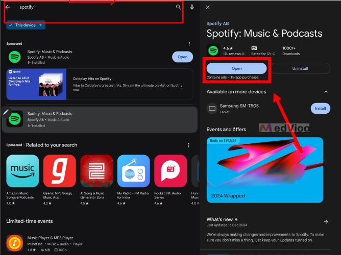 open Spotify | download Spotify Chromebook