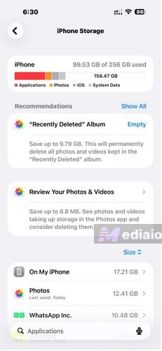 tap iPhone Storage | Why Is Spotify So Slow