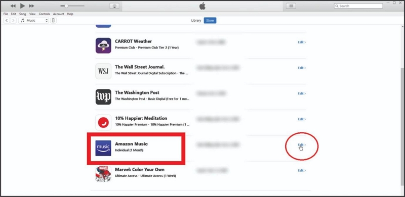 Cancel Subscription | Amazon Music