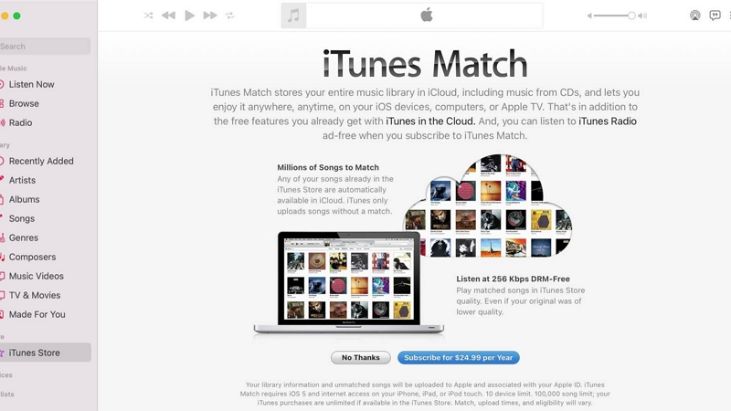 iTunes Match | add music to apple music from files