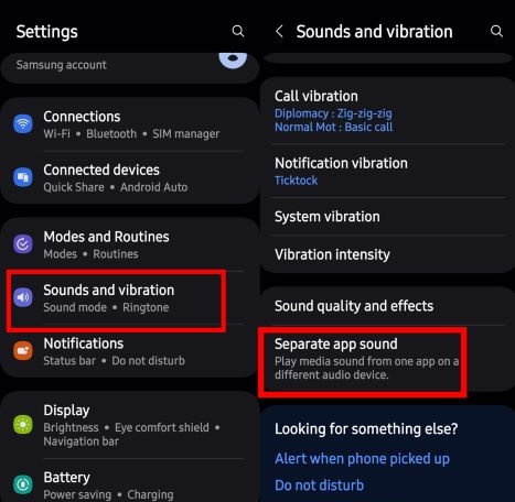 tap Separate App Sound | Keep Spotify Playing in the Background