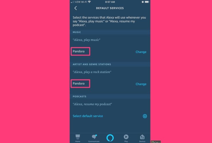 Alexa commands | Play Pandora on Alexa