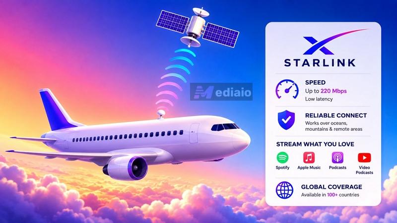 onboard WiFi | Listen to Music on Airplane