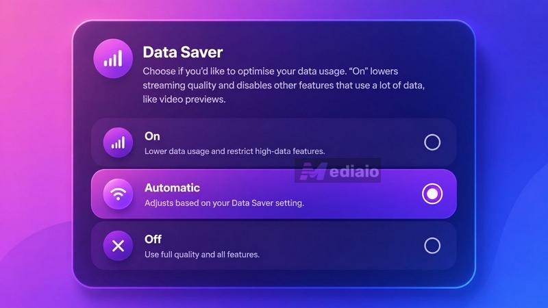 change streaming quality | Listen to Music on Airplane
