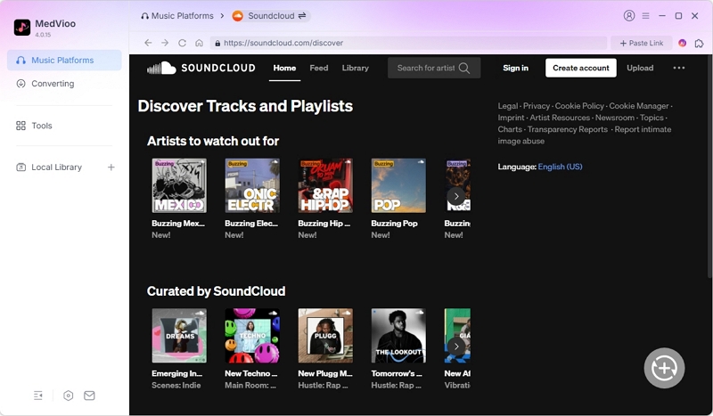 click Sign in | SoundCloud to FLAC