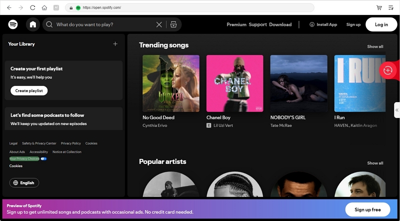 log in Spotify in Mediaio | Download Spotify Cover Art