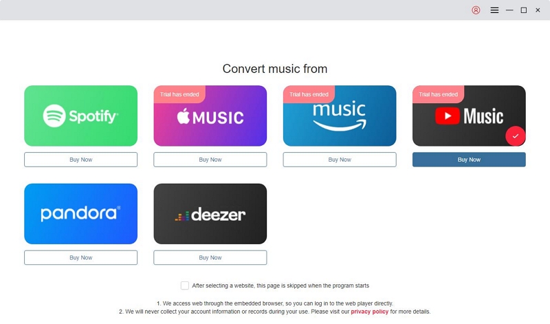 Sign in to YouTube Music