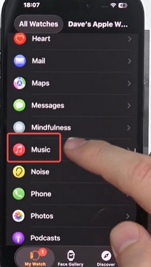 Sync Music from iPhone to Apple Watch | amazon music apple watch