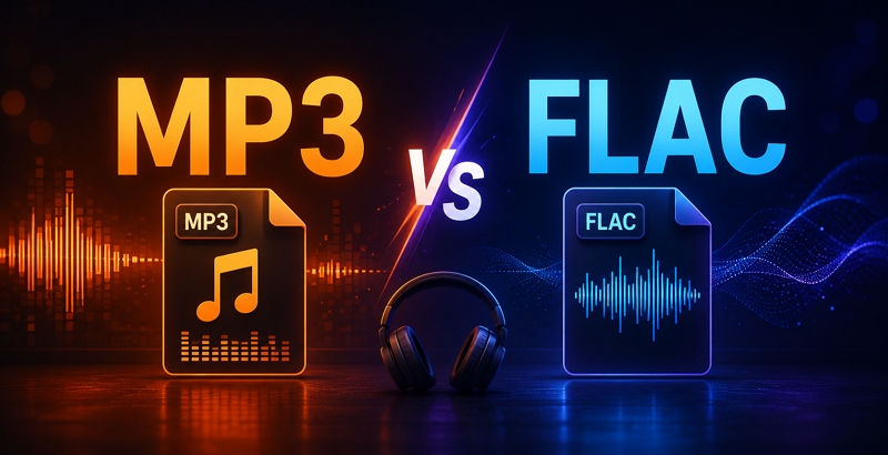 difference between MP3 and FLAC | MP3 vs FLAC