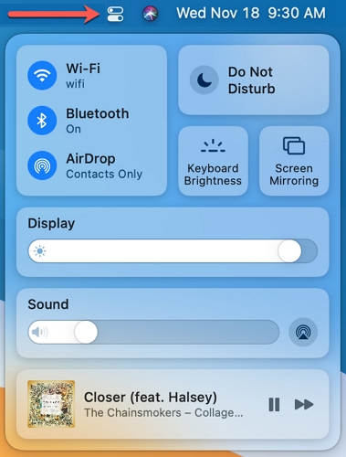 Control Center | Next Song Notifications Spotify Mac
