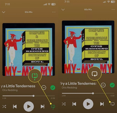 turn off Repeat | Set Sleep Timer on Spotify