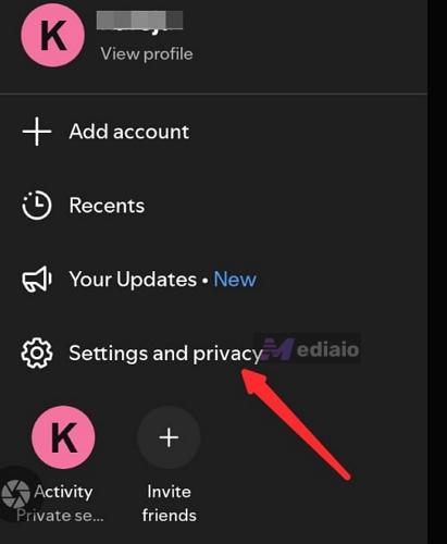 open Settings and Privacy | Stop Discord from Pausing Spotify