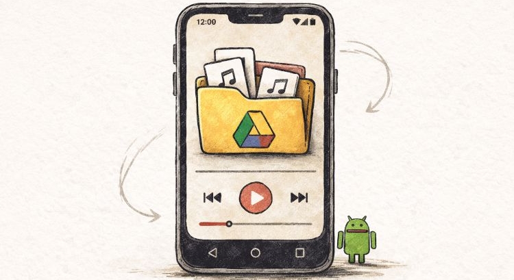 Google Drive music playback | Play Google Drive Music Files on Android