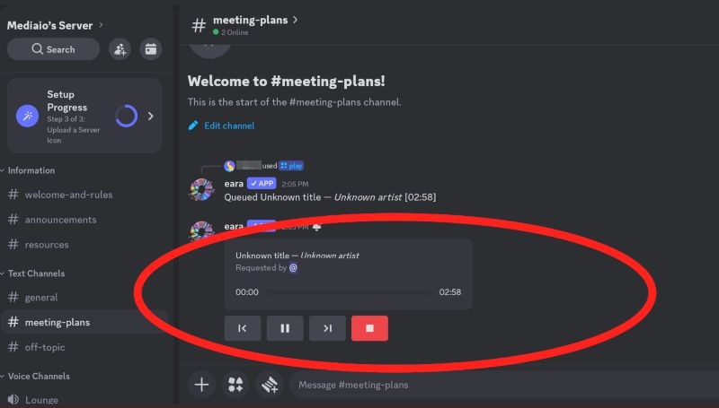 queue audio files | Discord Music Bots That Play YouTube Music