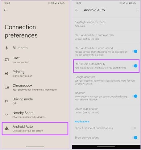 Start music automatically off | Connect Pandora to Car