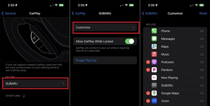 choose Customizee | Connect Pandora to Car