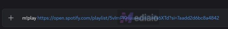 type m!play | Play Spotify Together on Discord