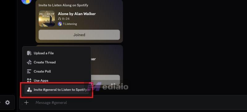 card with Join | Play Spotify Together on Discord