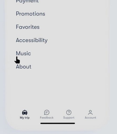 enter Music | Play Spotify on Waymo
