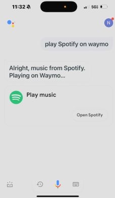 active links | Play Spotify on Waymo