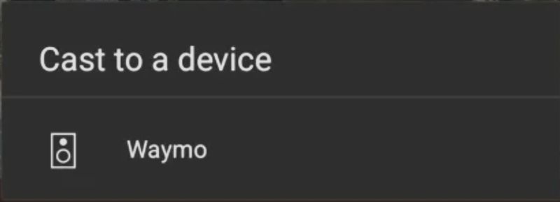 select Waymo | Play Spotify on Waymo