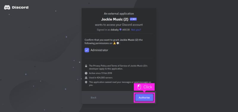confirmation message | Discord Music Bots That Play YouTube Music