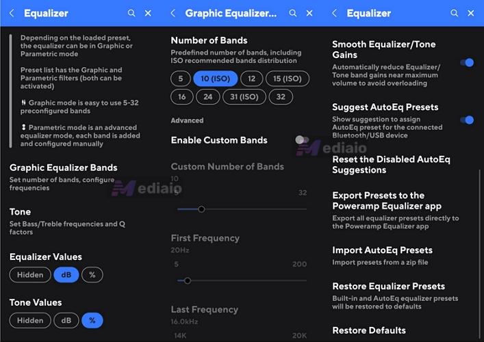 Restore Defaults | Poweramp Music Player Review