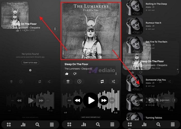 drag album art | Poweramp Music Player Review