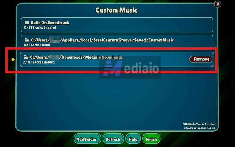 press Refresh | Put Your Own Music in Steel Century Groove