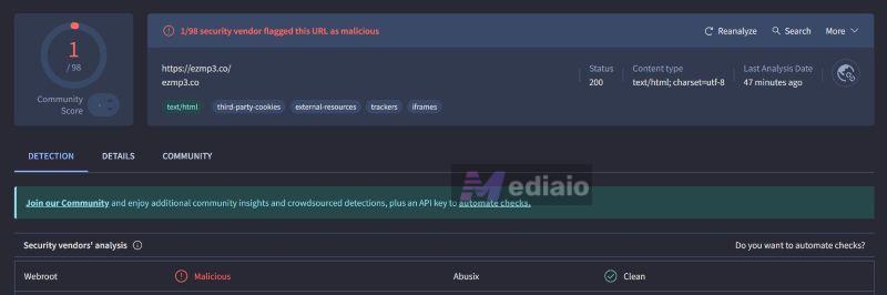 ezmp3.co flag | EzMP3 Review