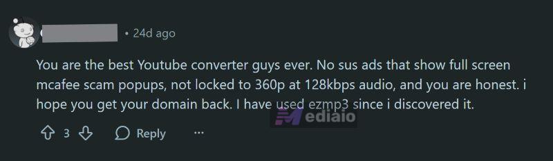 320kbps quality | EzMP3 Review