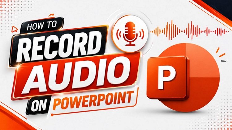 record voiceover in PowerPoint | Record Audio on PowerPoint Computer