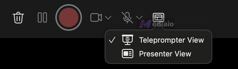 Views icon | Record Audio on PowerPoint Computer