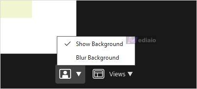 use Background Blur | Record Audio on PowerPoint Computer