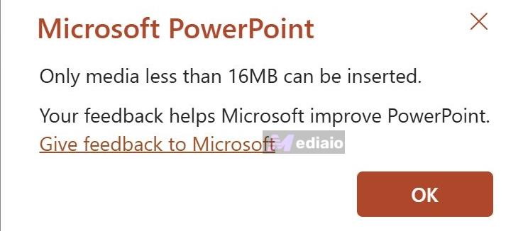 file sizw | Record Audio on PowerPoint Computer
