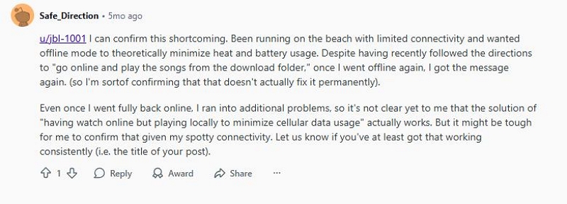 unable to play downloaded songs offline | listen amazon music offline