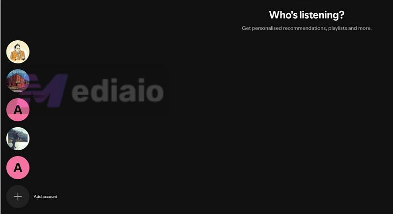Who’s listening | Add and Switch Accounts on Spotify