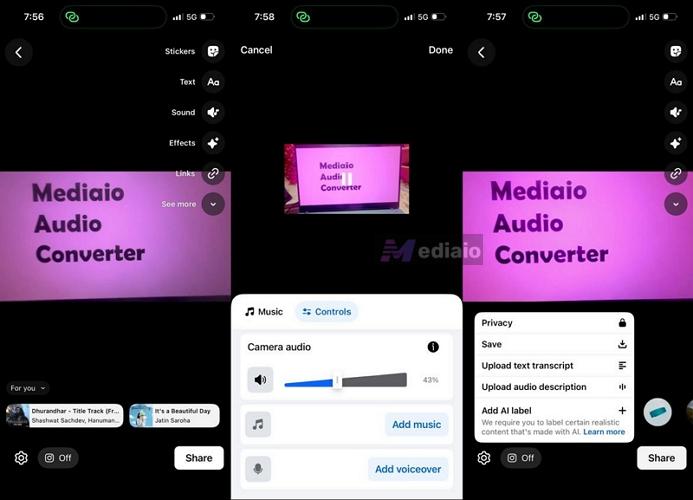 Setting | Remove Audio from iPhone Video