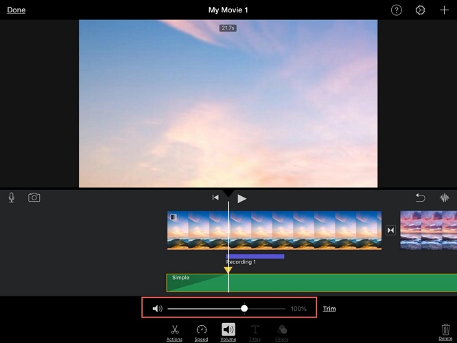 open Audio | Remove Audio from iPhone Video