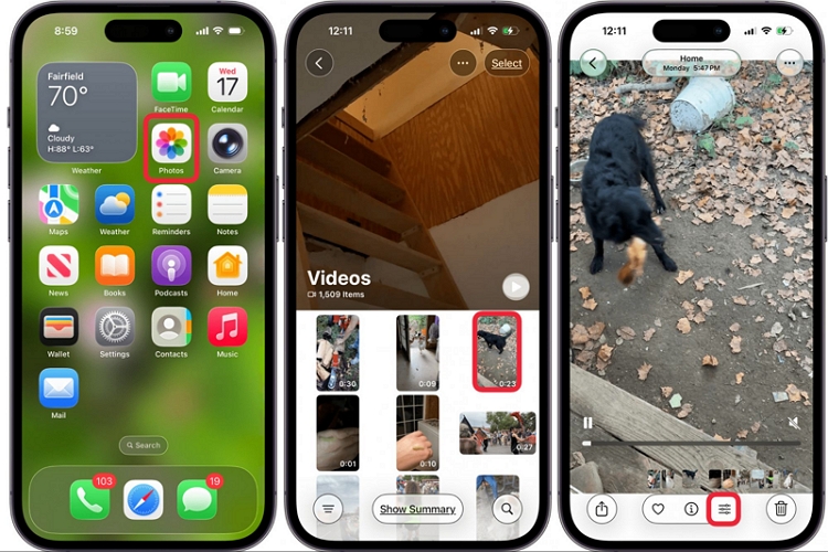 Edit controls | Remove Audio from iPhone Video