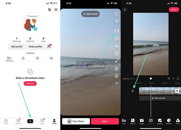 select Edit | Remove Audio from iPhone Video