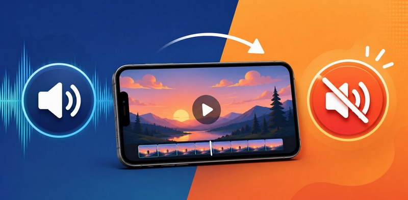 mute iPhone video | Remove Audio from iPhone Video