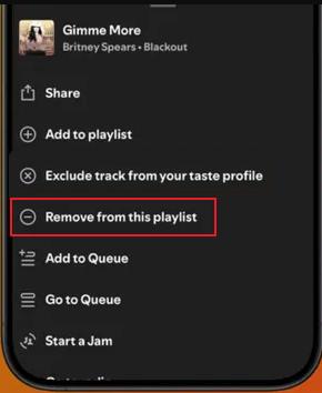 tap three dots | Remove Songs from Spotify Playlists