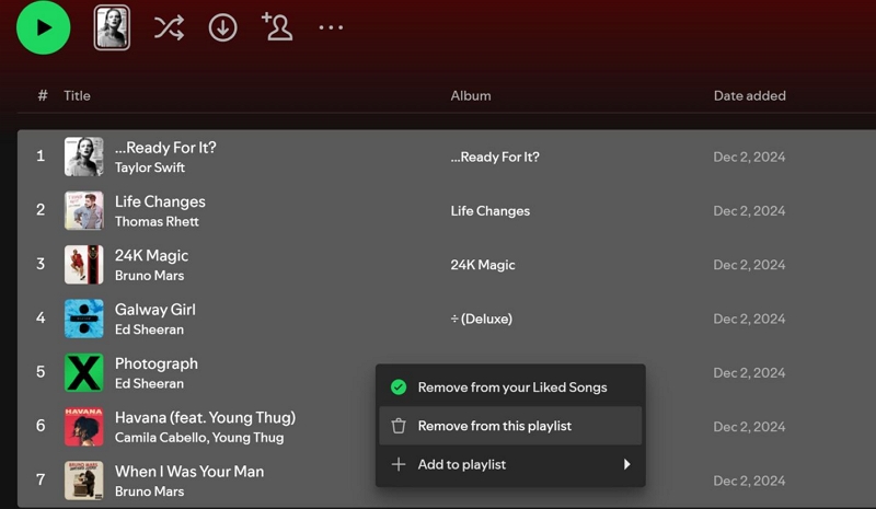 delete multiple songs | Remove Songs from Spotify Playlists