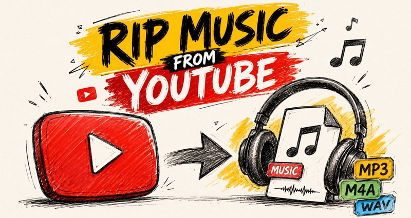 save YouTube video as MP3 | Rip Music from YouTube