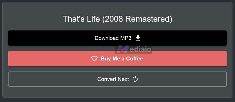 Download MP3 button | Rip Music from YouTube