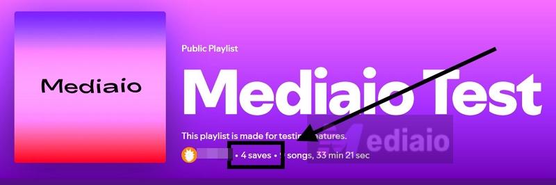 Spotify Saves desktop | Can You See Who Liked Your Playlist on Spotify